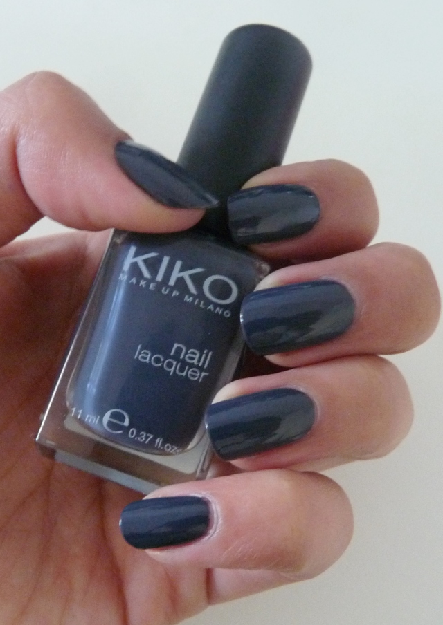 NOTD Kiko Nail Lacquer 381 Purple Grey
